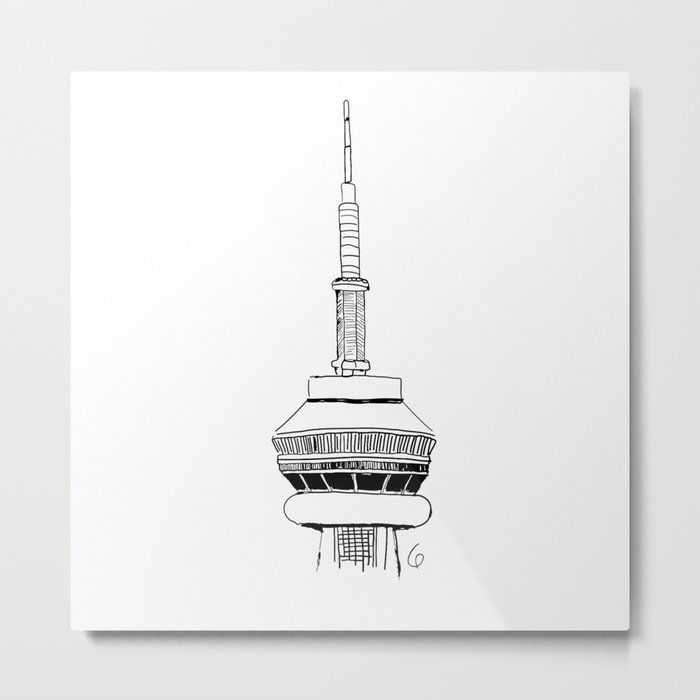 CN tower Metal Print