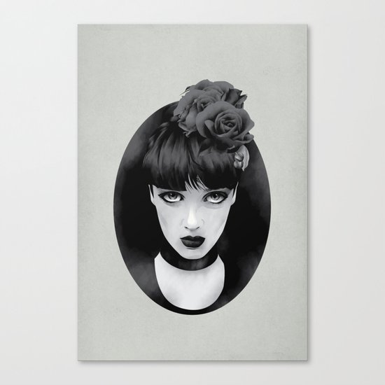 Lady Canvas Print