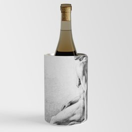 Vintage Nude model, naked man muscle anatomy Wine Chiller