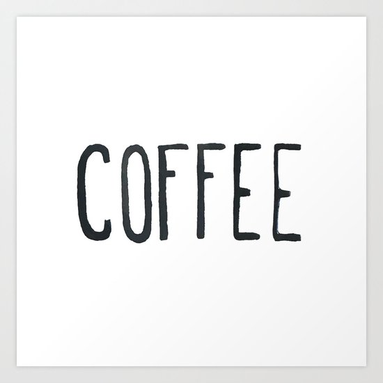 Coffee Art Print