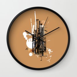 "Four Tet" Graphic Art Print Wall Clock