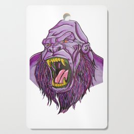 Purple Bigfoot/gorilla hybrid Cutting Board