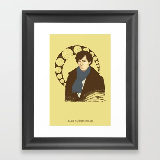 Sherlock Framed Art Print