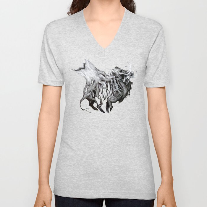 A Forest's Death V Neck T Shirt