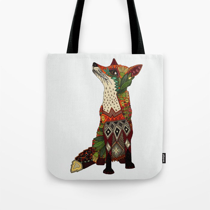 fox love off white Tote Bag