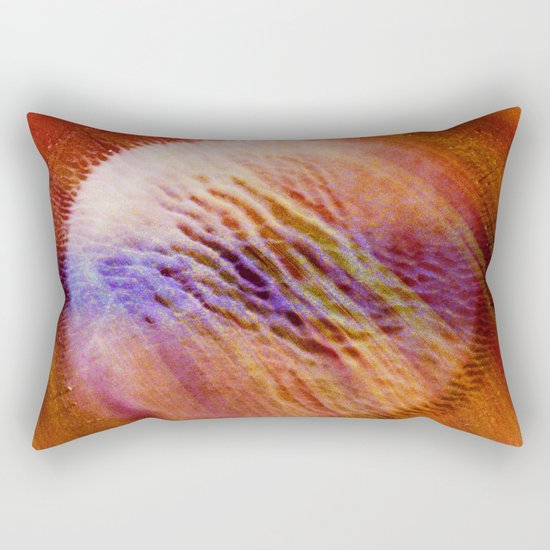 volcano deterioration Rectangular Pillow