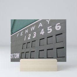 Fenwall -- Boston Fenway Park Wall, Green Monster, Red Sox Mini Art Print