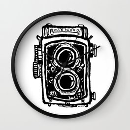 Rolleicord TLR camera Wall Clock