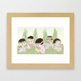 Children Of The Corn Framed Art Print | Children, Illustration 