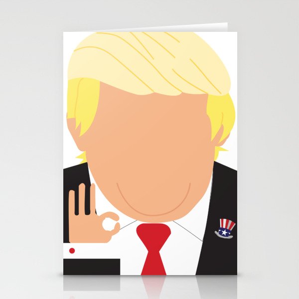 Faceless Trump Stationery Cards