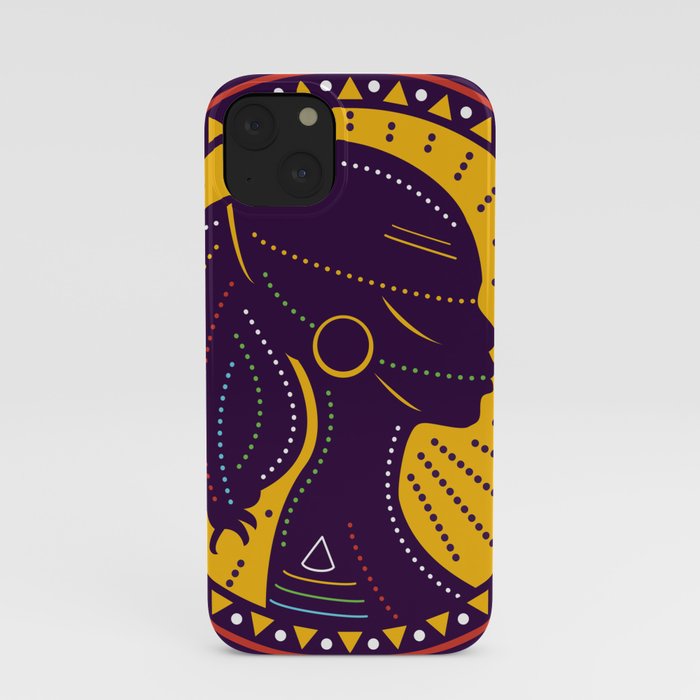 Beauty and pattern iPhone Case