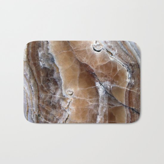 Marble Paint Formation Bath Mat