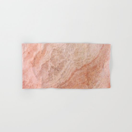 Polished Rose Gold Marble Hand & Bath Towel
