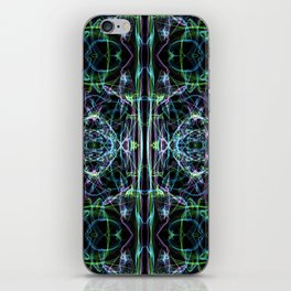 Liquid Light Series 9 ~ Colorful Abstract Fractal Pattern iPhone Skin