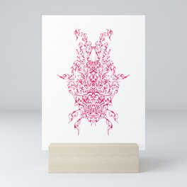 Pink Mask  Mini Art Print