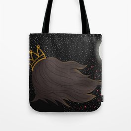 The Queen and the Moon Tote Bag