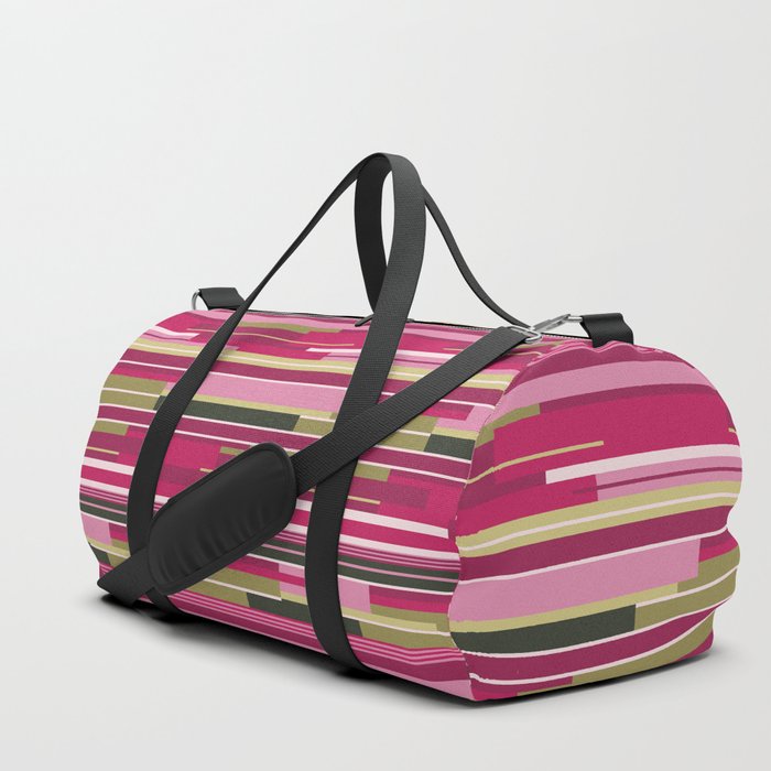 Pink and green duffle bag new arrivals