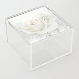 White Rose Acrylic Box