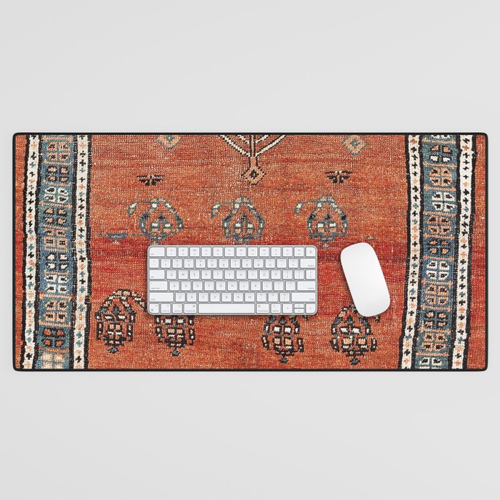 Bakhshaish Azerbaijan Northwest Persian Carpet Print Desk Mat