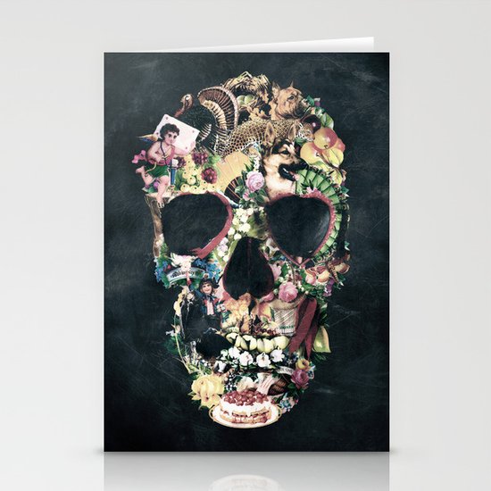 Vintage Skull Stationery Cards