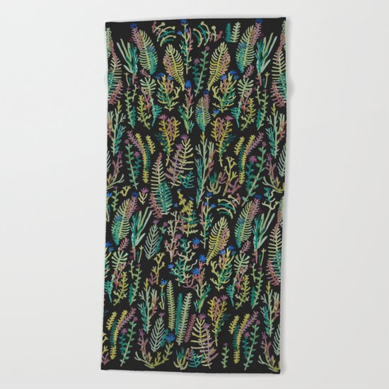 color garden Beach Towel