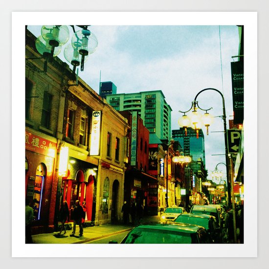 Chinatown Colour Art Print