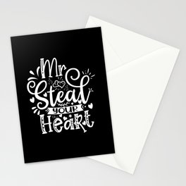 Mr Steal Your Heart Stationery Card