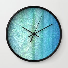 blue green shimmering ivy wall Wall Clock | Creators, Ivywall, Ghosting, Ivy, Plants, Episode, Green, Blue, Whathappened, Bluegreen 