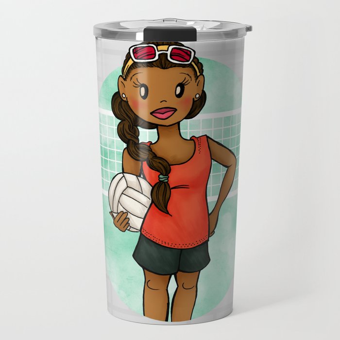 Volleyball Girl Travel Mug