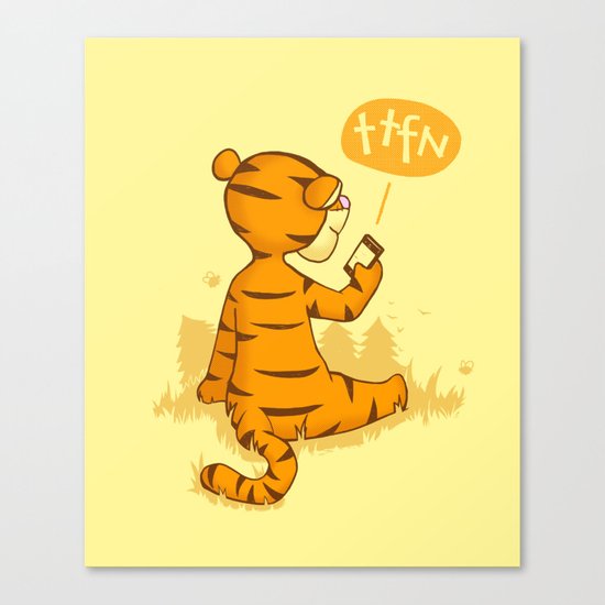 Ta Ta For Now Canvas Print
