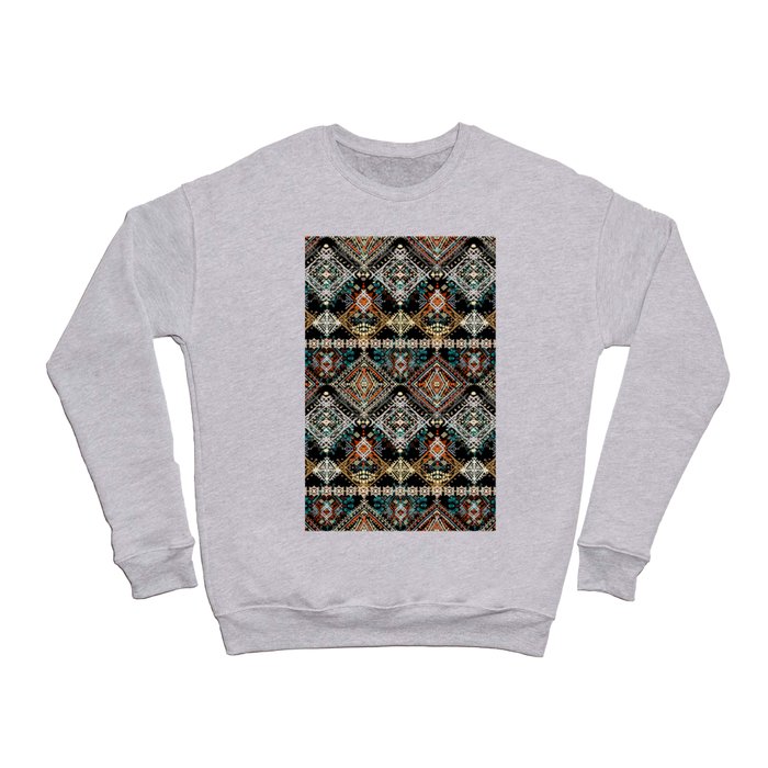 Ethnic boho seamless pattern. Ethno ornament. Tribal art repeating background. Cloth design, wallpaper, wrapping Crewneck Sweatshirt