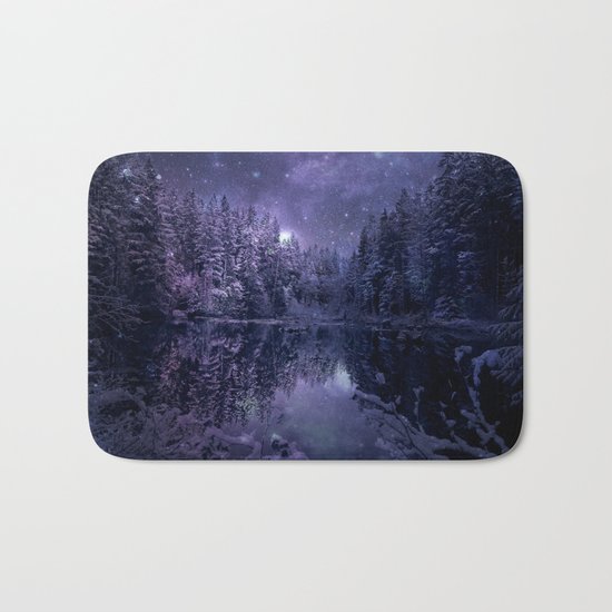 A Cold Winter's Night Bath Mat