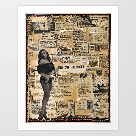 Work Art Print