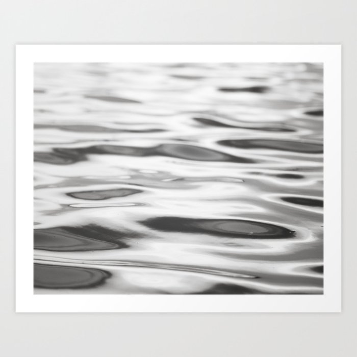 Black And White Water Ripples Photography Grey Ocean Sea Lake