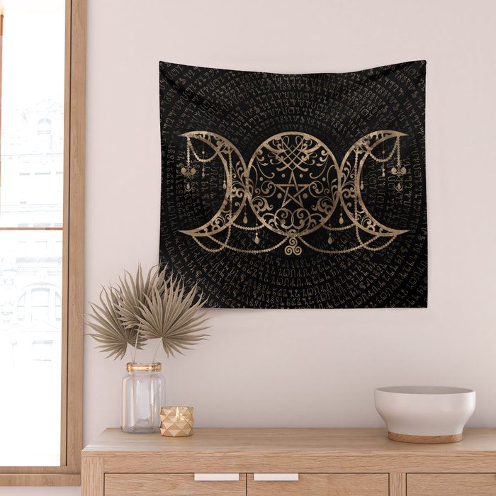 Triple goddess sales tapestry