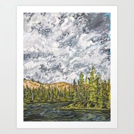 Butterfly Lake Utah 1 Art Print