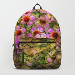Australian Geraldton Wax Flowers Backpack