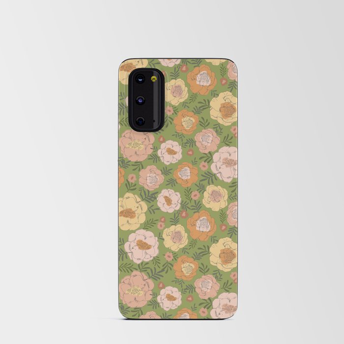 May Flowers Pattern Android Card Case