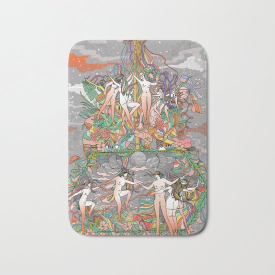 Dance of the Maypole Bath Mat