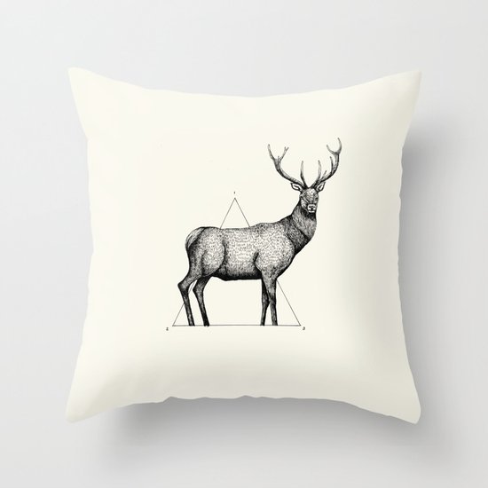'Wildlife Analysis II' Throw Pillow
