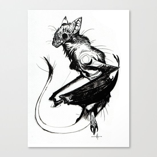 The Dragonbat Canvas Print
