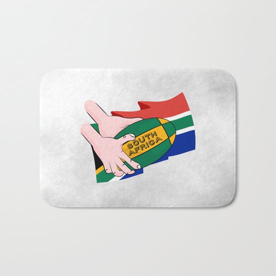 South Africa Rugby Bath Mat