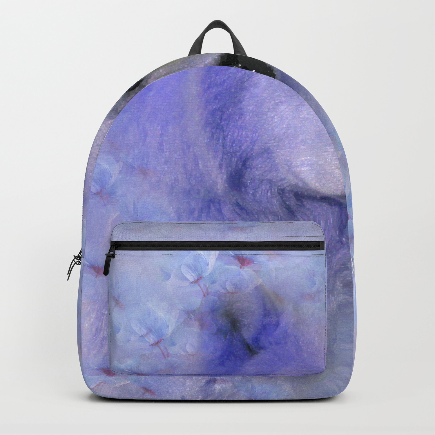blue sparkle backpack