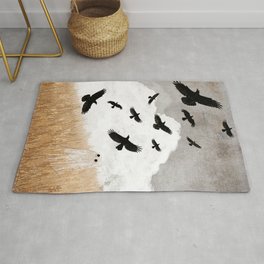 Walter and The Crows Area & Throw Rug