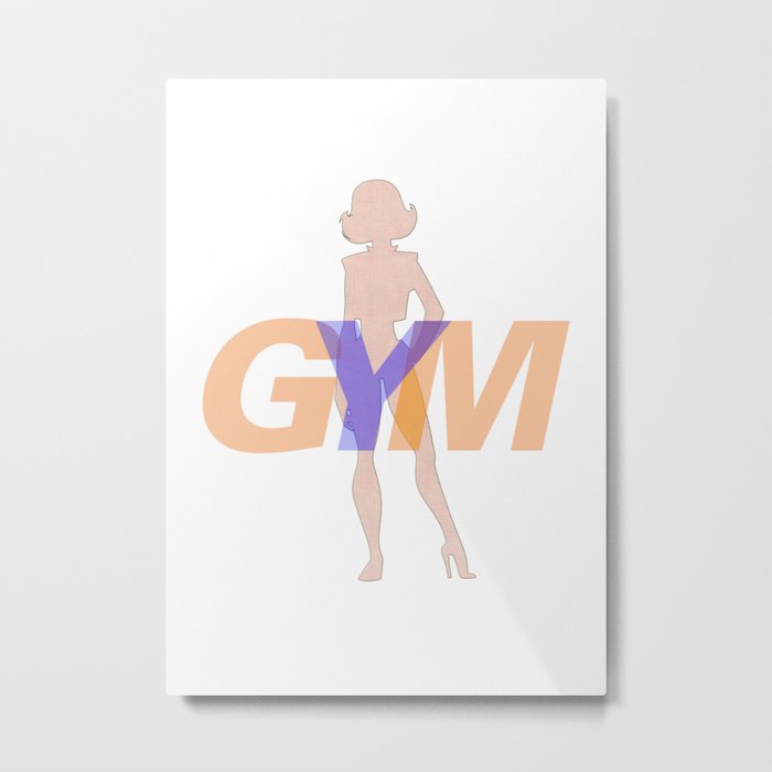 GYM Woman 6 Metal Print