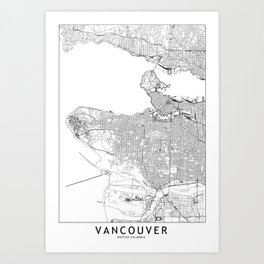 City Maps Art Prints For Any Decor Style Society6