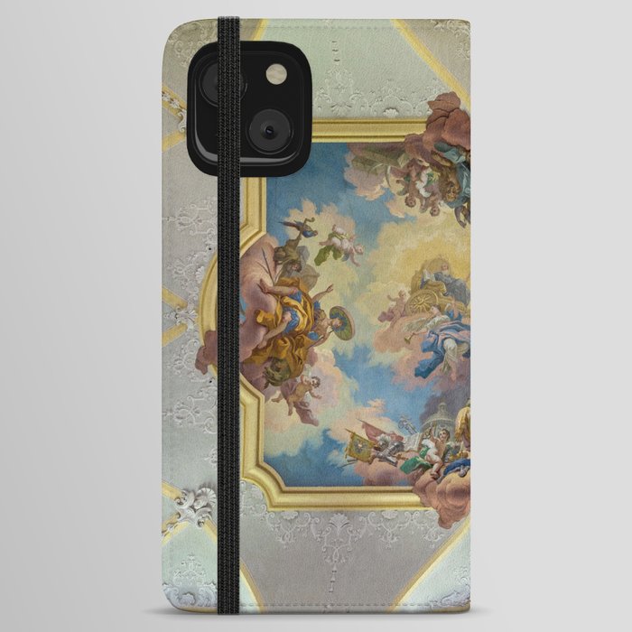 Triumph of St. Benedict Ceiling fresco Bartolomeo Altomonte iPhone Wallet Case