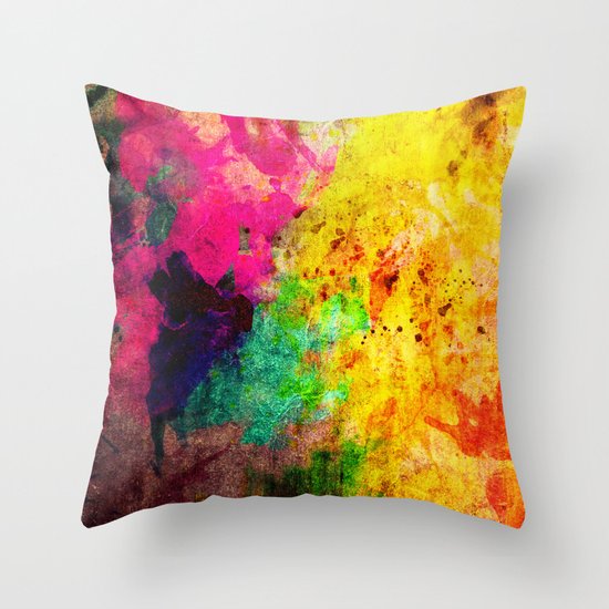 Watercolor Throw Pillow
