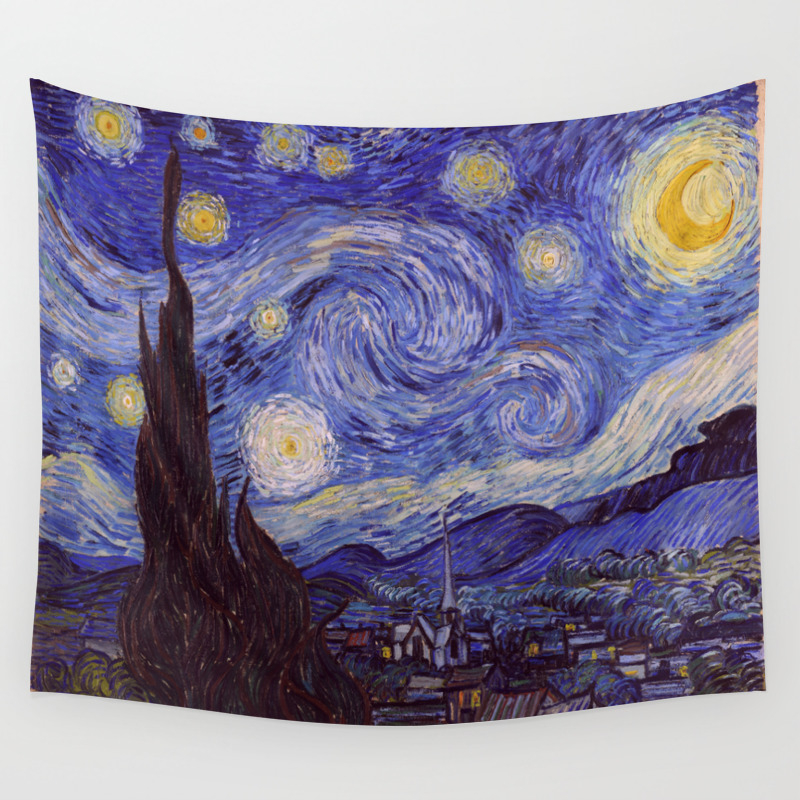Vincent Van Gogh Starry Night Wall Tapestry By Artgallery Society6