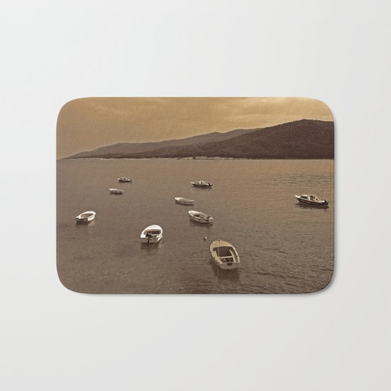Small Boats Bath Mat